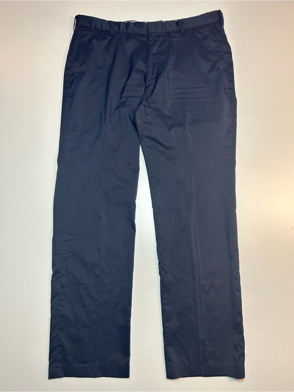 Louis Castel Men's Navy Blue Tech Performance Stretch Chino Golf Pants